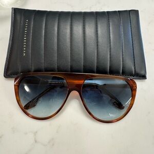 Victoria Beckham Brown Sunglasses